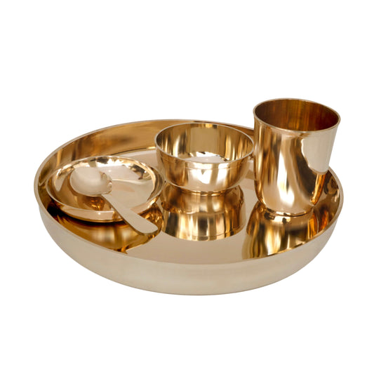 Kansa Thali Dinner set 10" inch