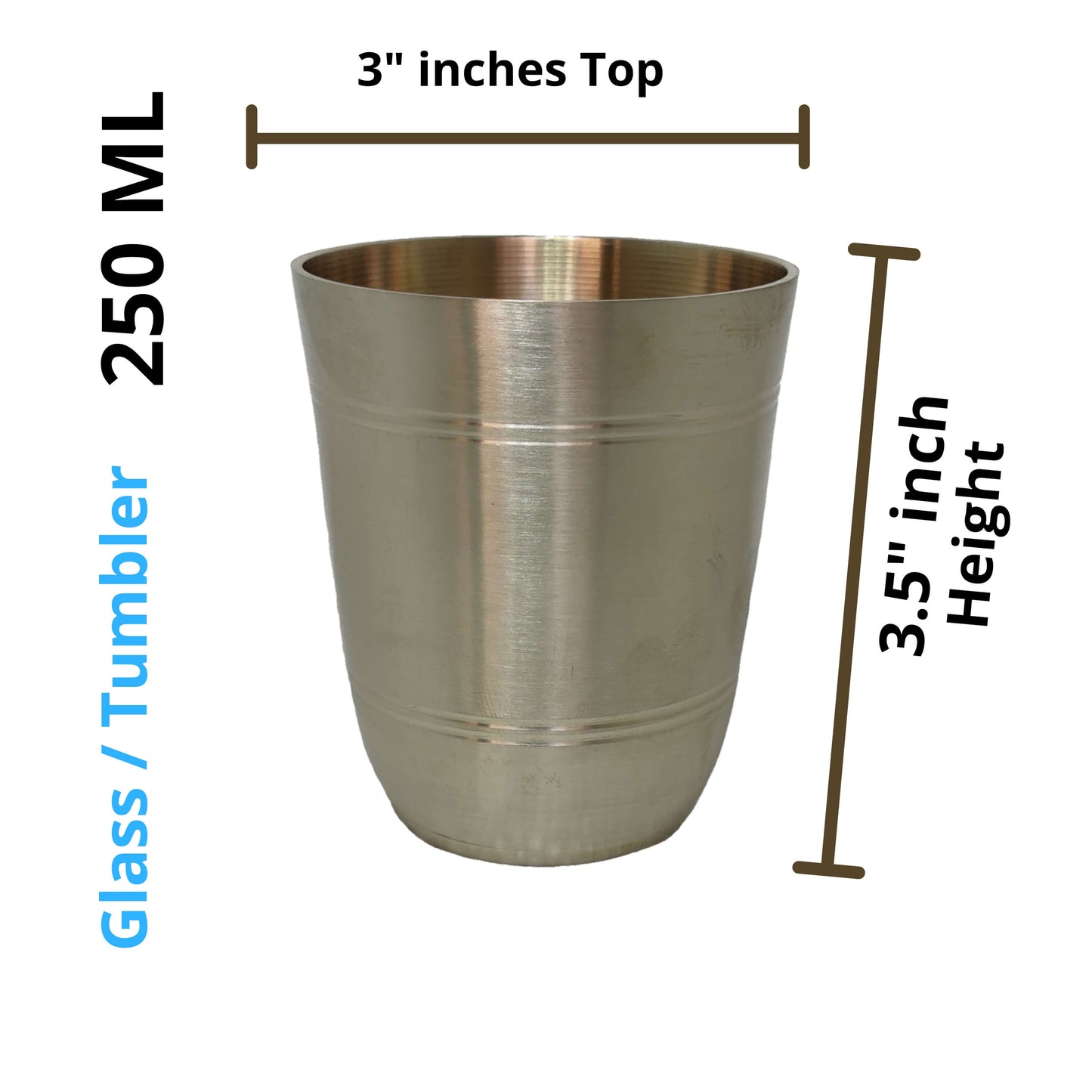 Kansa Thali Dinner set 10.5" inches