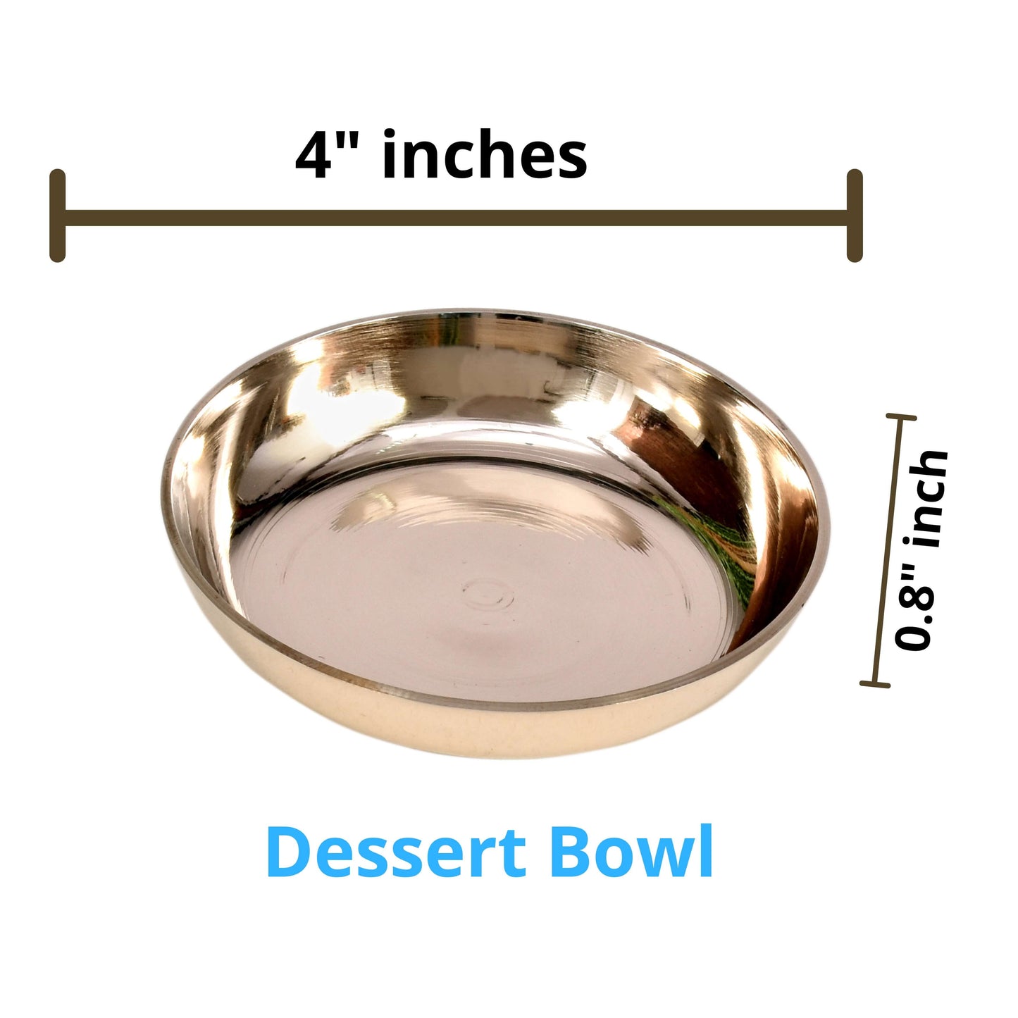 Kansa Thali Dinner Set 12" Full Depth