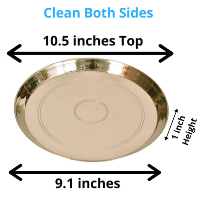 Kansa Thali Dinner set 10.5"