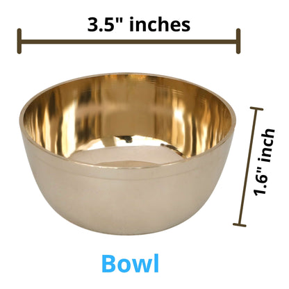 Kansa Thali Dinner set 12" inch